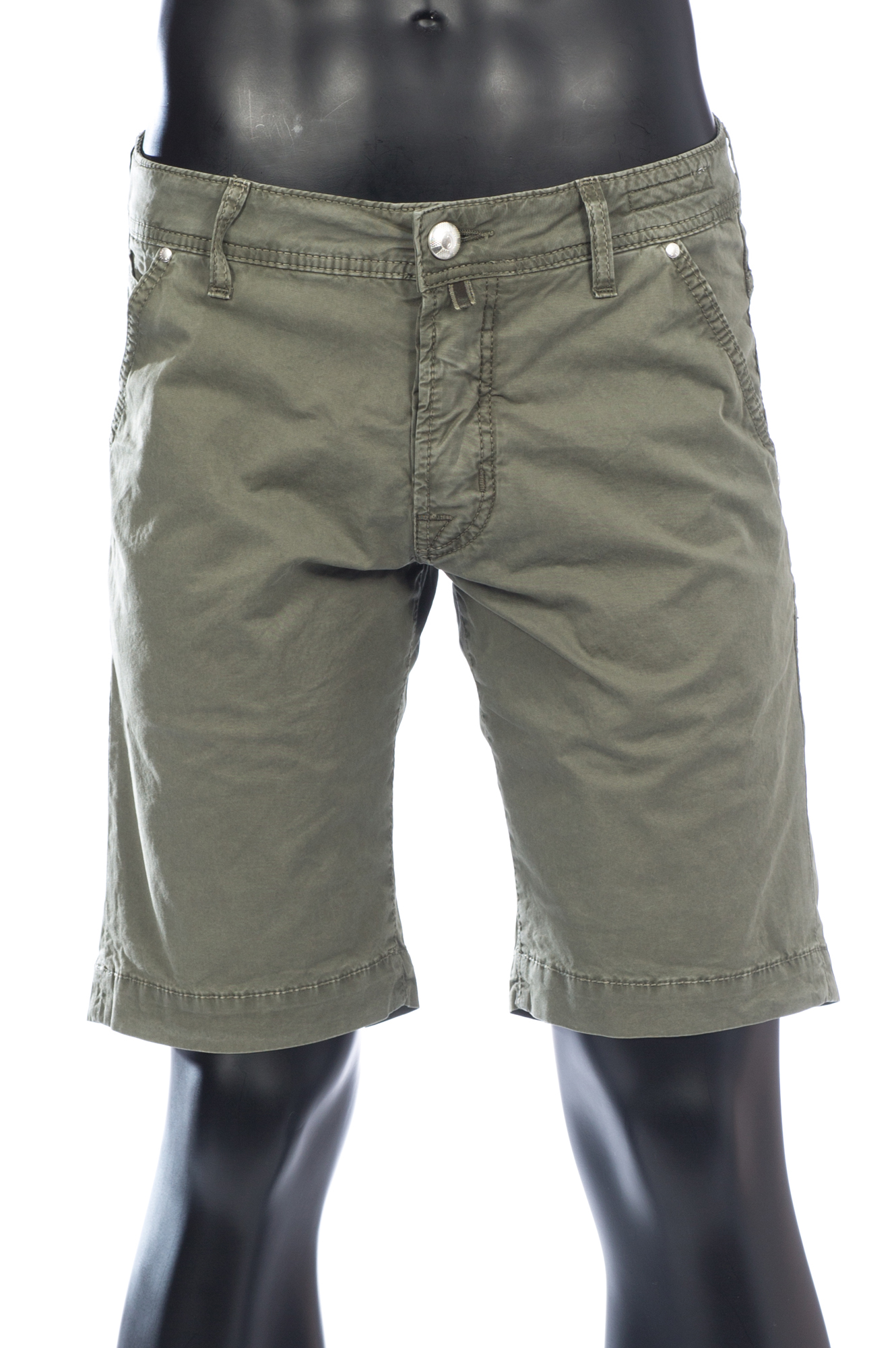 Buy Jacob Cohen Short Army Green 28910 Voustenjeans