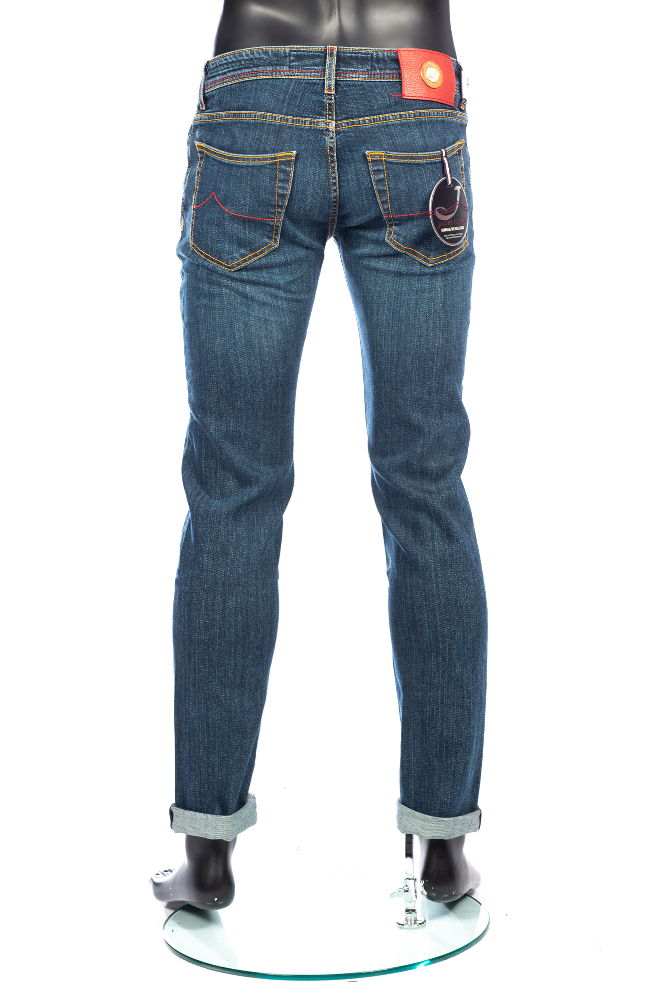 JACOB COHEN Limited Edition Style 688 Handmade Blue 385 of