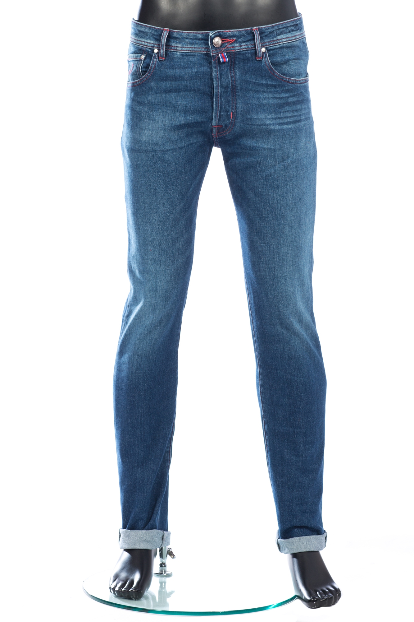 bell bottom jeans with fabric