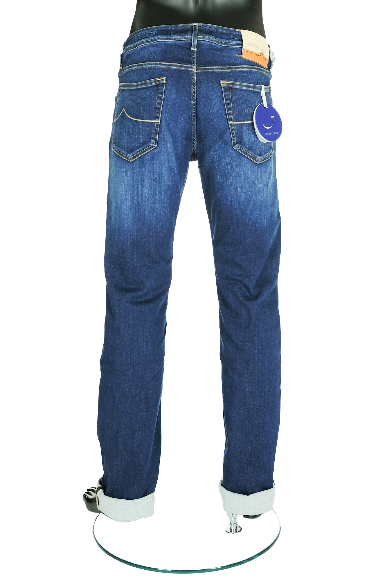 パンツ JACOB COHEN 31 SECOND PREMIUM EDITION JACOB COHEN Handmade Limited Edition Blue Denim Cotton Slim