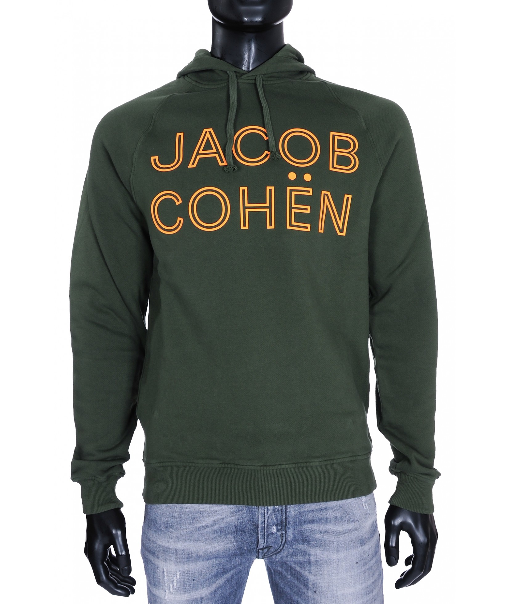 Jacob Cohen Hoodie Groen (31432)