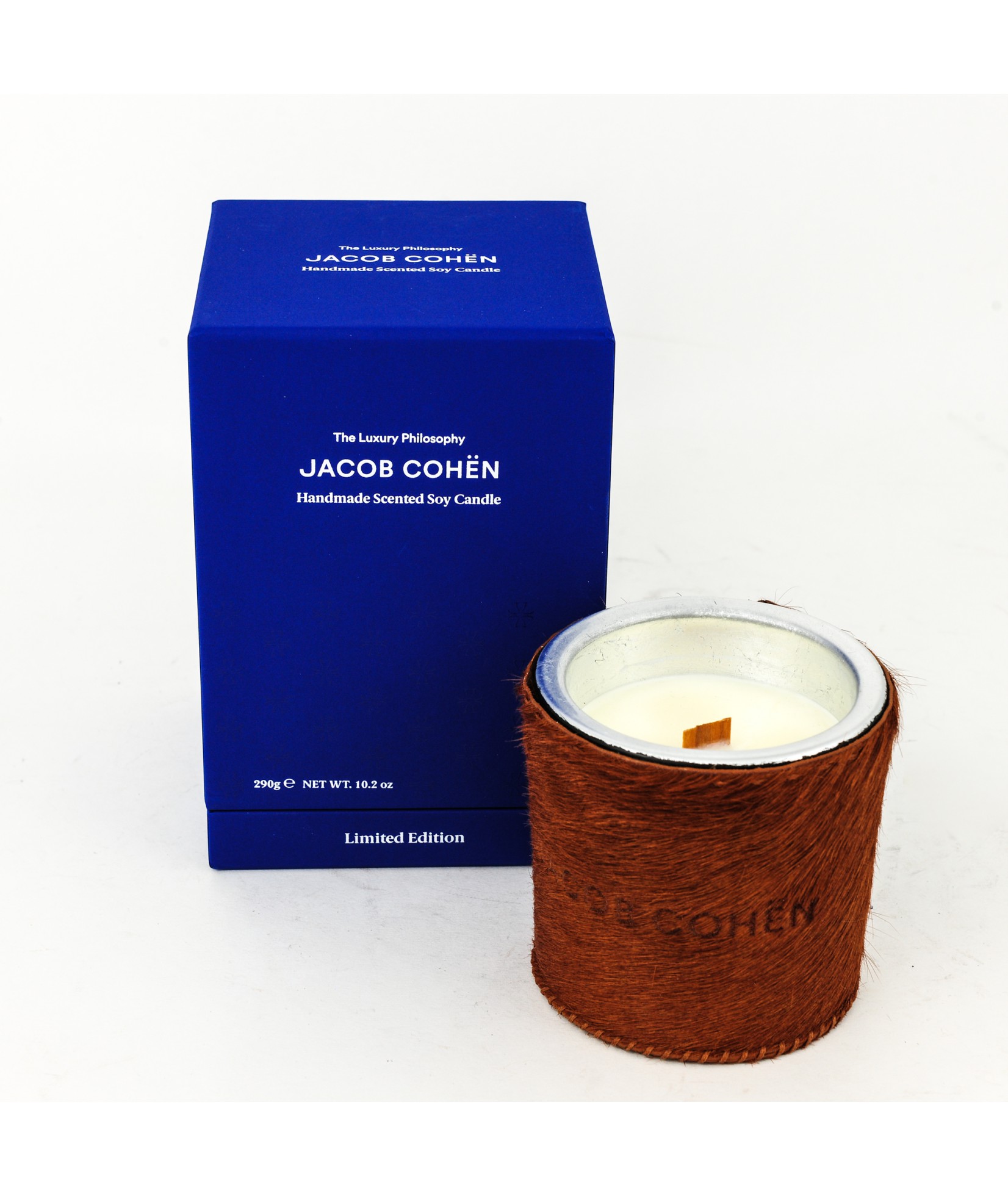 Bougie parfumée au soja Jacob Cohen moka