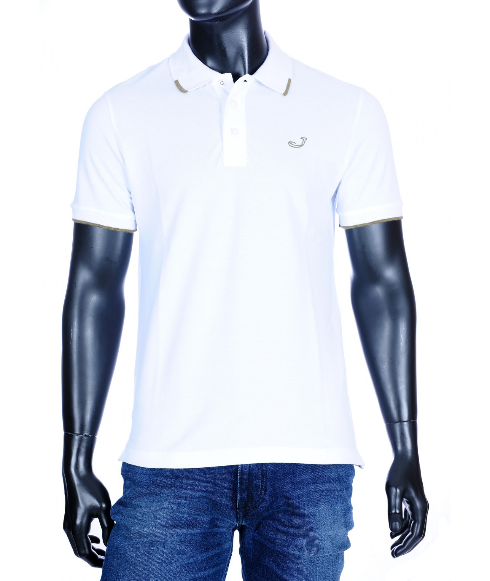 Jacob Cohën Poloshirt weiß (34367)