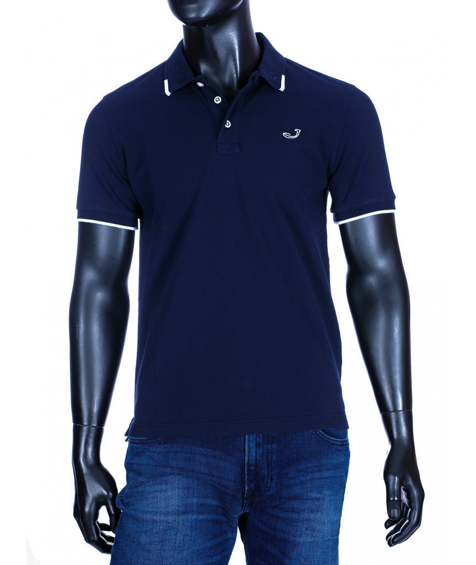 Jacob Cohën polo shirt donkerblauw (34369)