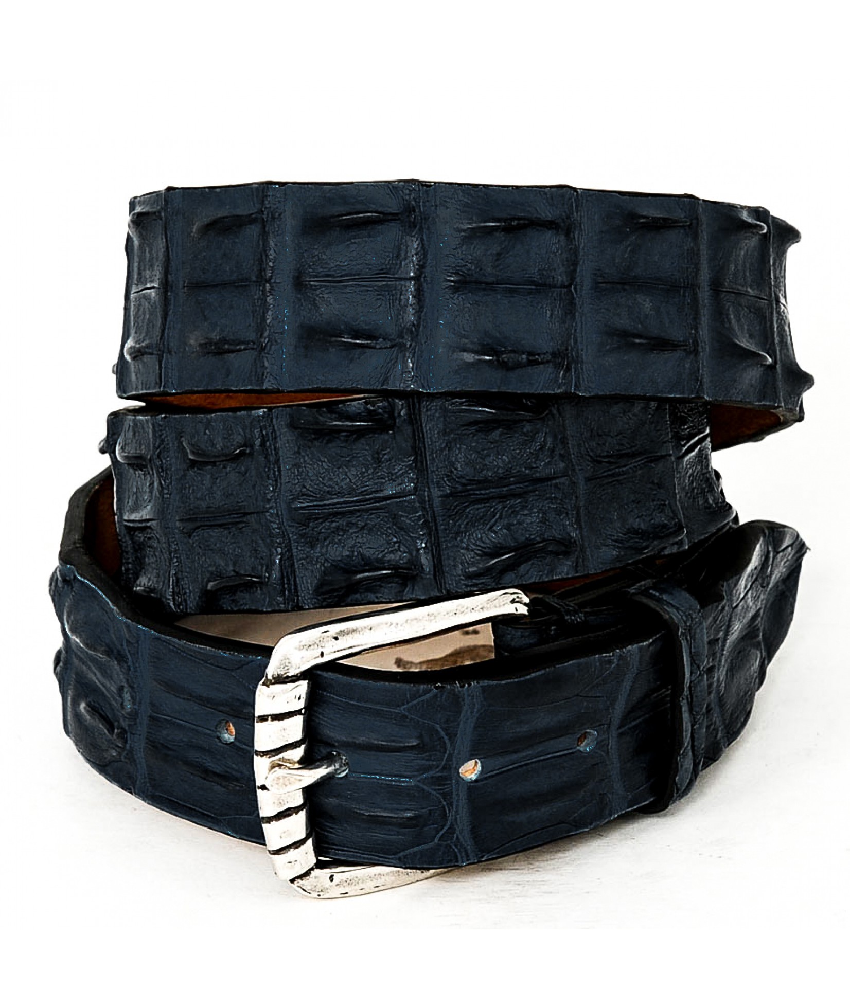 D'Amico croco Dark Blue (35076)