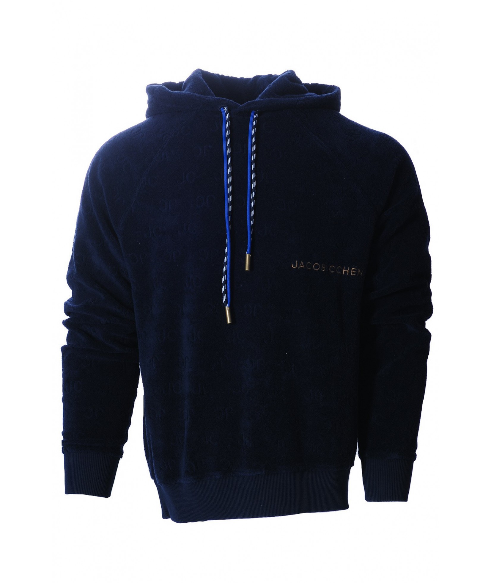 Jacob Cohen Hoodie donkerblauw (35602)