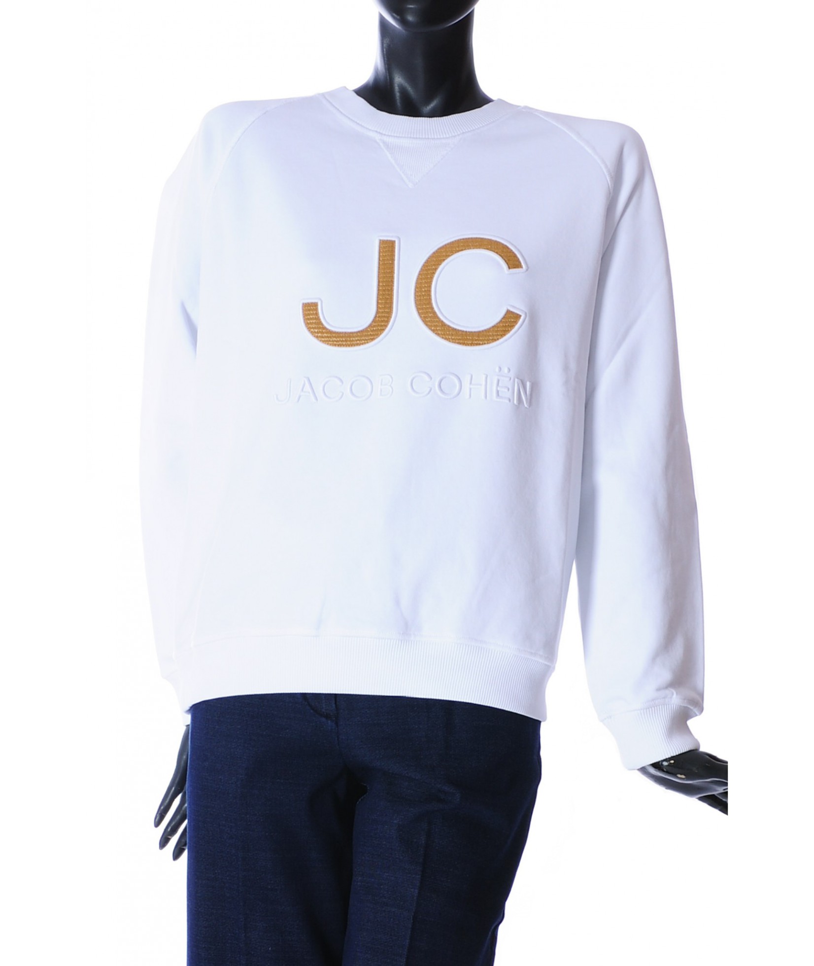 Jacob Cohën sweater white (35776)