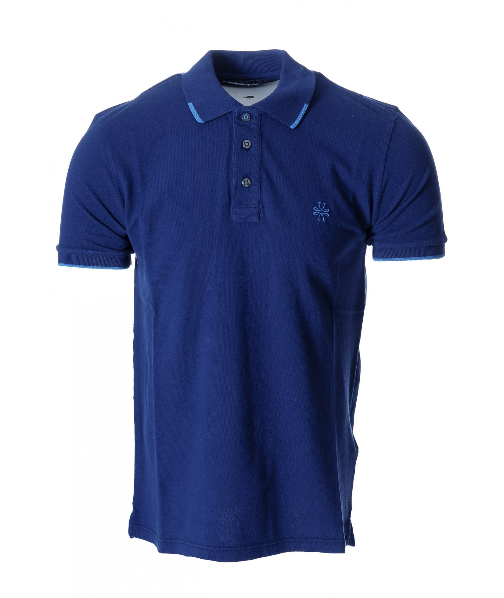 Jacob Cohën Polo shirt bleu foncé (35619)