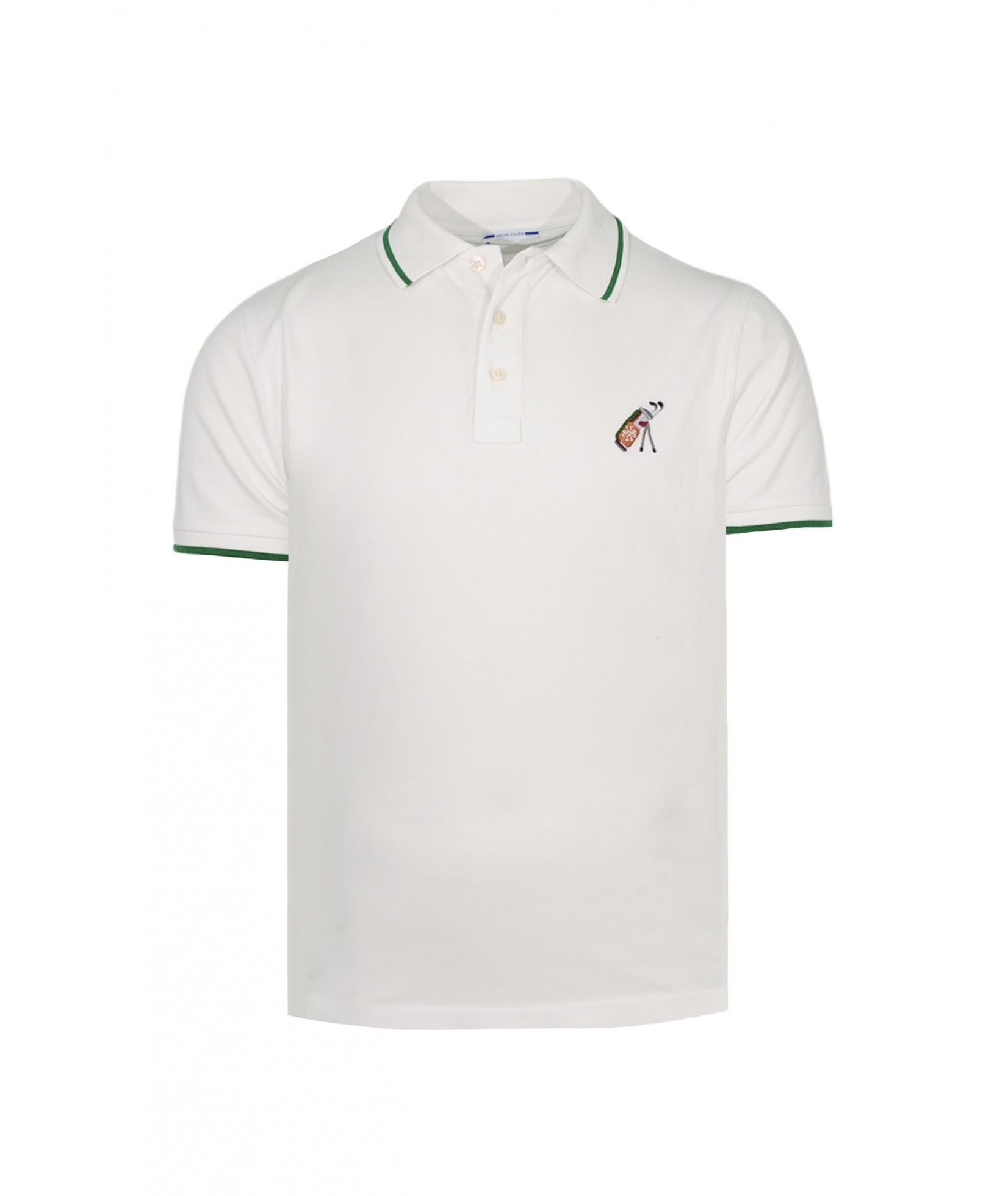 Jacob Cohën Poloshirt Golf Edition white E2464 A00 (40416)