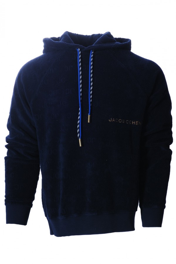 Jacob Cohen Hoodie donkerblauw (35602)