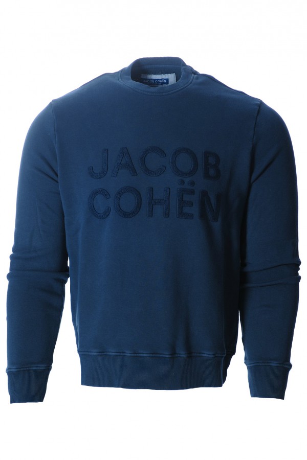 Jacob Cohën sweater bleu foncé (35606)