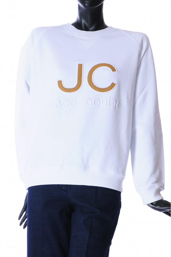 Jacob Cohën sweater white (35776)