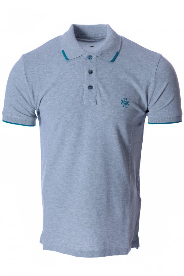 Jacob Cohën Polo shirt grau (35612)