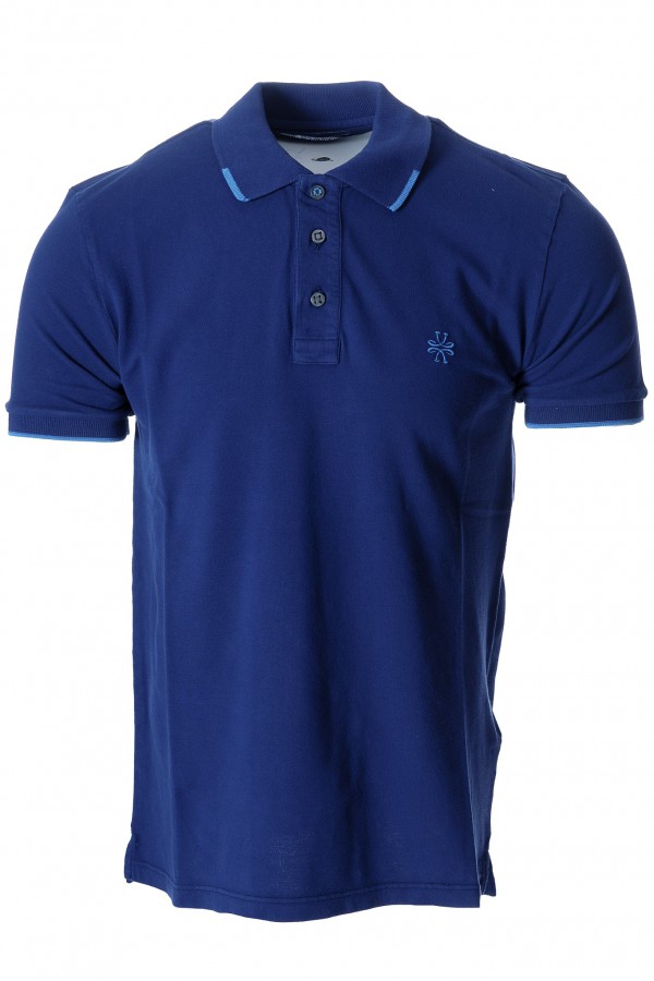 Jacob Cohën Polo shirt bleu foncé (35619)