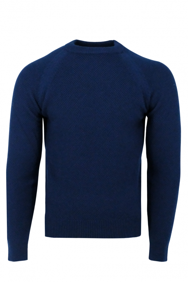 BLUE WOOL SWEATER (37958)