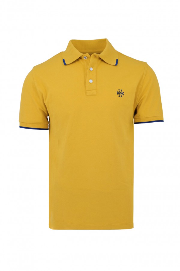 Jacob Cohen Polo shirt ocher yellow 2464 I74 (38889)