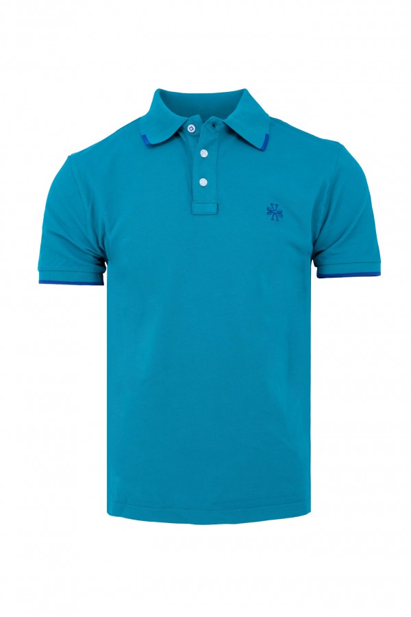 Jacob Cohen Polo shirt turquoise 2464 T74 (38891)