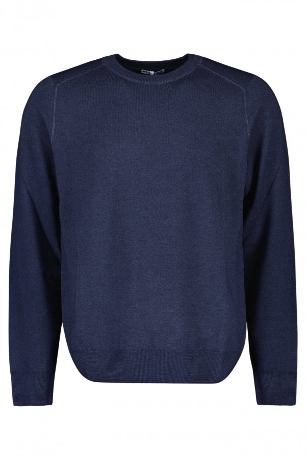  BLUE WOOL SWEATER (36306)