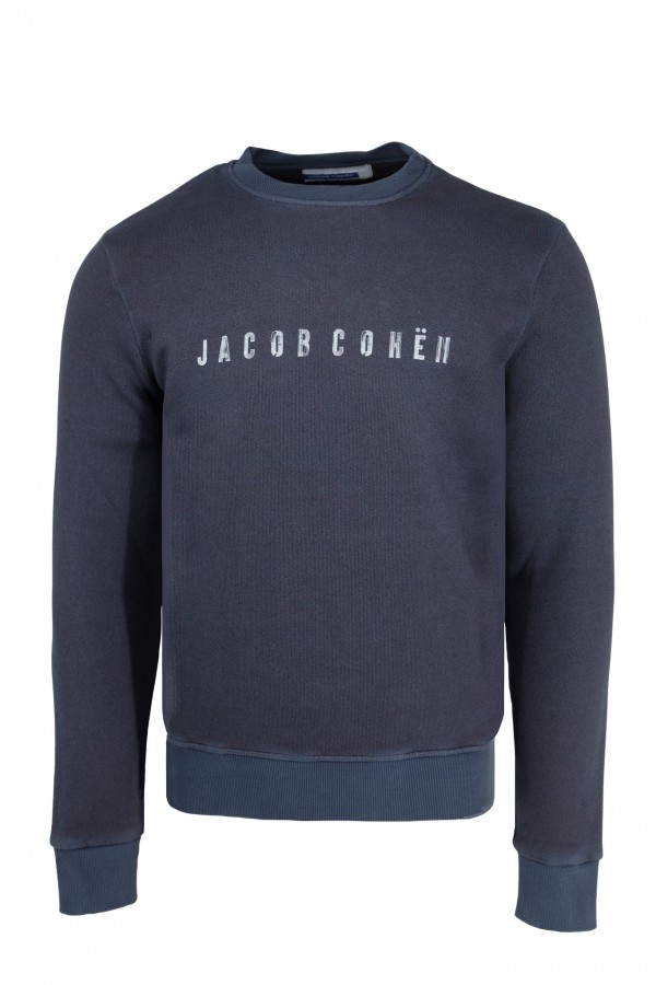 Jacob Cohën sweater jeansblauw (39642)