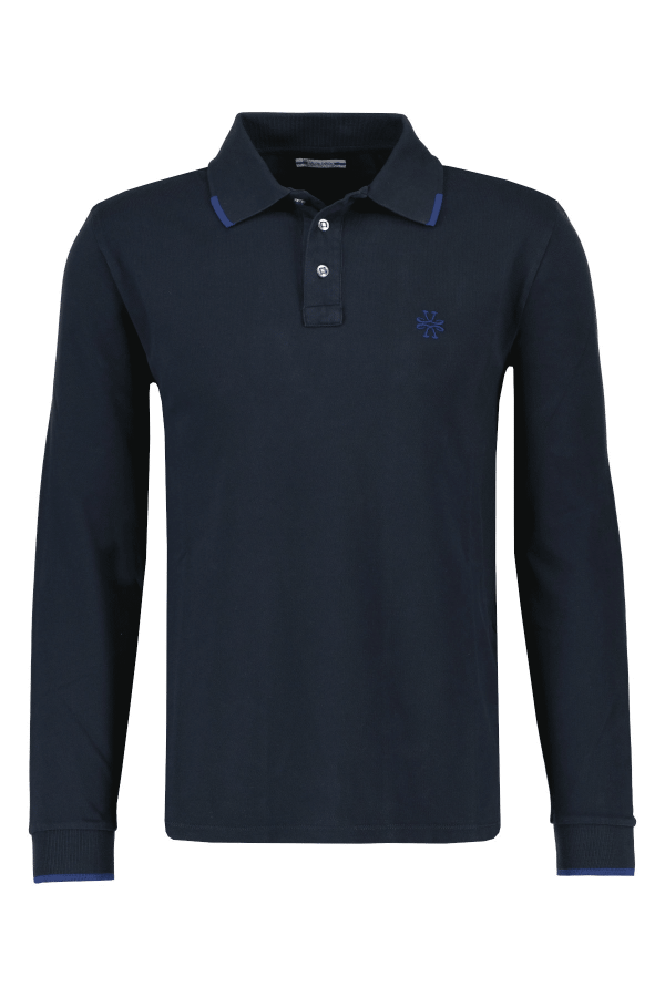 Jacob Cohën Polo lange mouw E2456 Y99 (39644)
