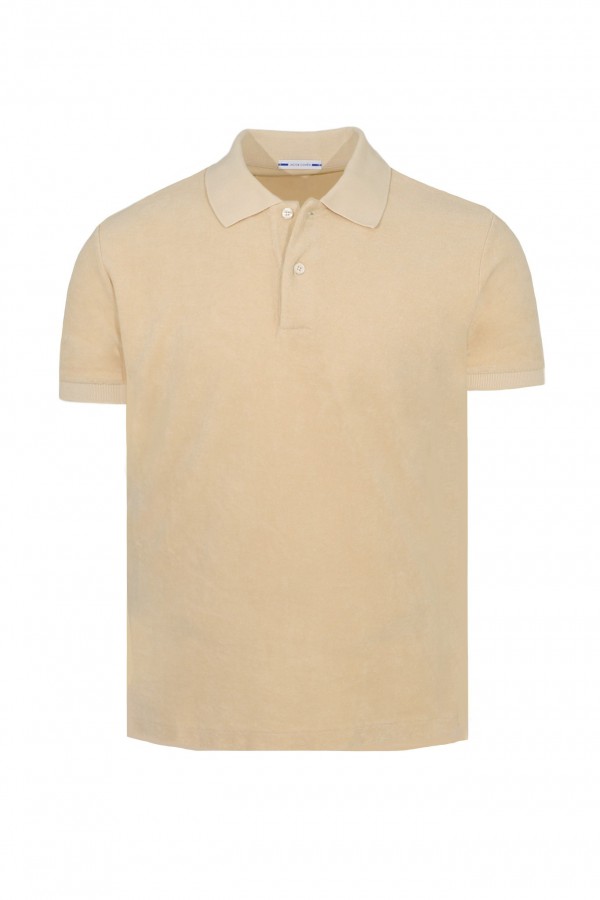 Jacob Cohën Polo shirt badstof beige M4529 D29 (40409)