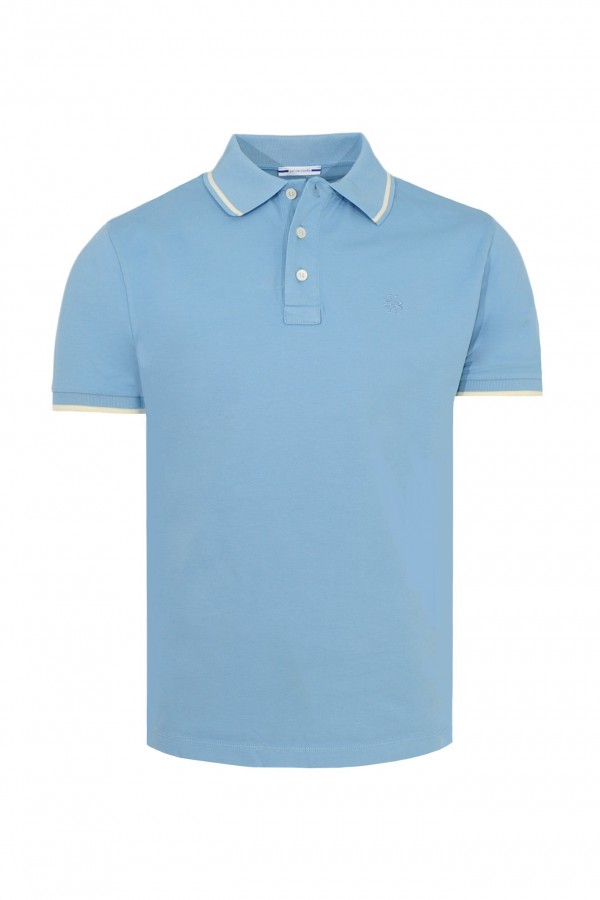 Jacob Cohën Polo shirt lichtblauw E2464 X89 (40414)