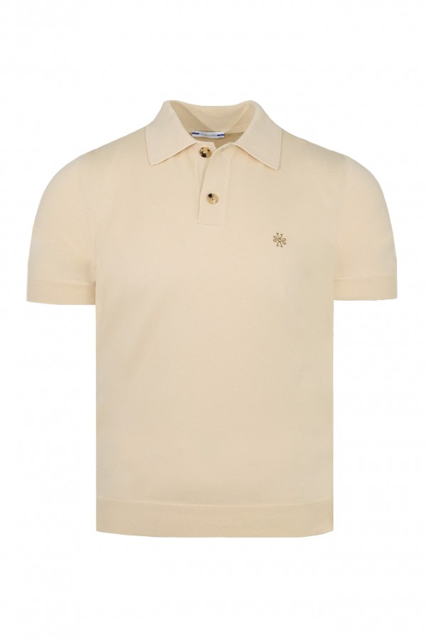 Jacob Cohën Polo shirt gebreid beige X0006 A12 (40402)
