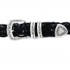 Brunello belt soft nero (35112)