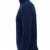 ブルー ウール ハイネック セーター (37957), photo 2