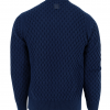 PULL COL MONTANT EN LAINE BLEU (37957), photo 3