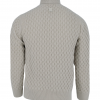 Beigefarbener Rollkragenpullover aus Wolle (37954), photo 3