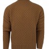 PULL COL MONTANT EN LAINE MARRON (37956)