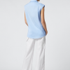 jacob cohen LIGHT BLUE SLEEVELESS POPLIN SHIRT (38483), photo 5