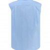 jacob cohen LIGHT BLUE SLEEVELESS POPLIN SHIRT (38483), photo 6