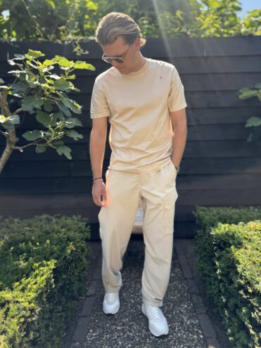STONE ISLAND - STELLINA LOOSE FIT PANTS BEIGE (41511)