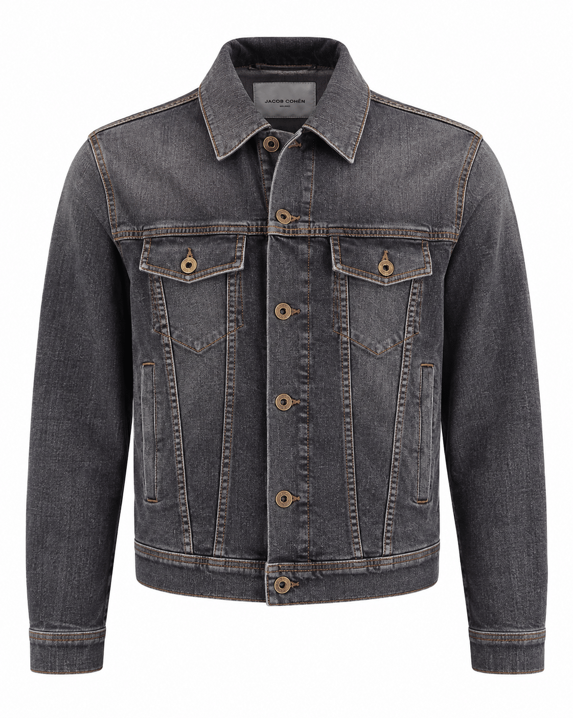 JACOB COHËN - Giubbino Trucker S4361 800D серый (43313) JACOB COHËN - Giubbino Trucker S4361 800D серый (43313)