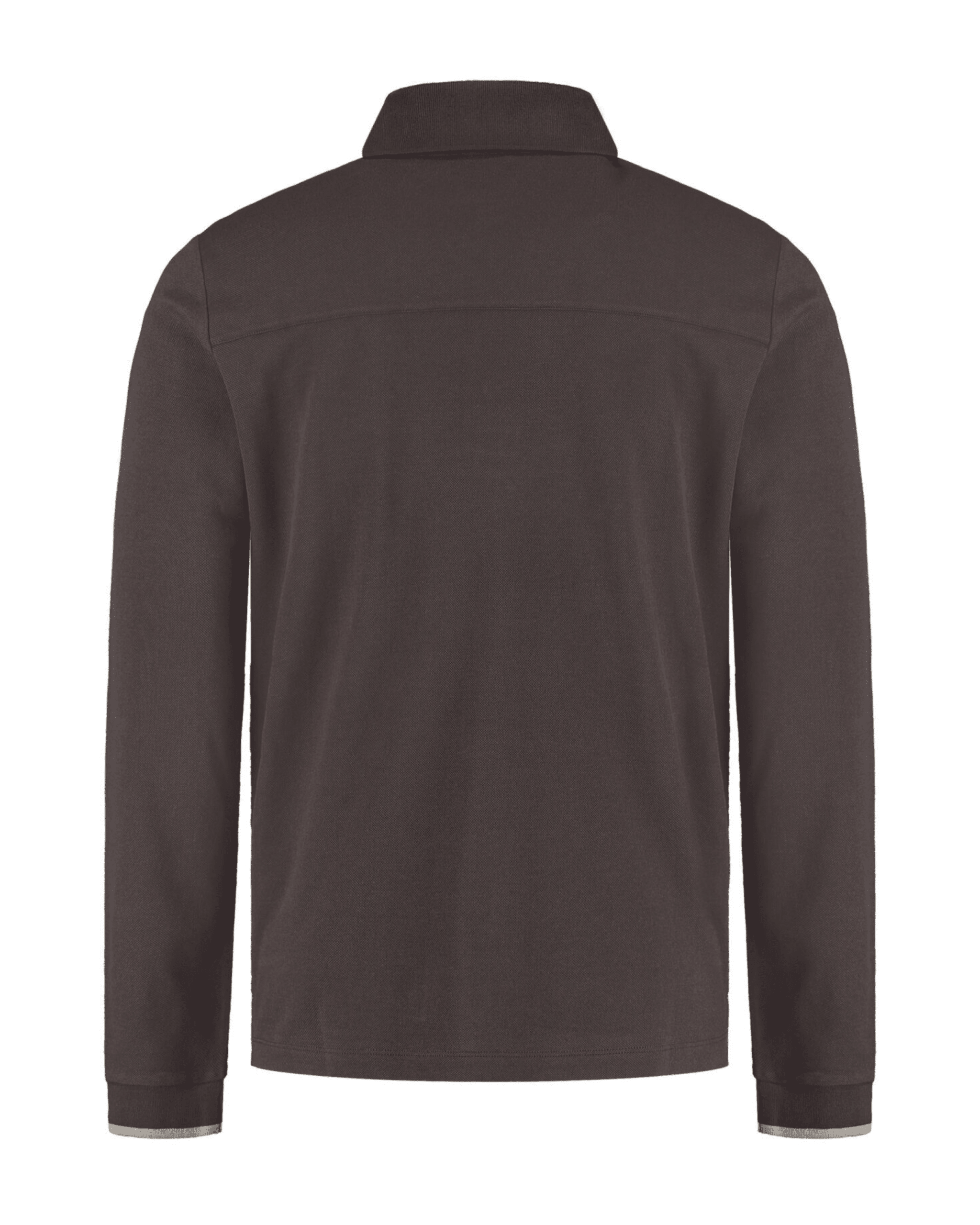 Jacob Cohën - Poloshirt longsleeve bruin (43343) Jacob Cohën - Poloshirt longsleeve bruin (43343)