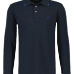 Jacob Cohen - Polo lange mouw donkerblauw (39644)