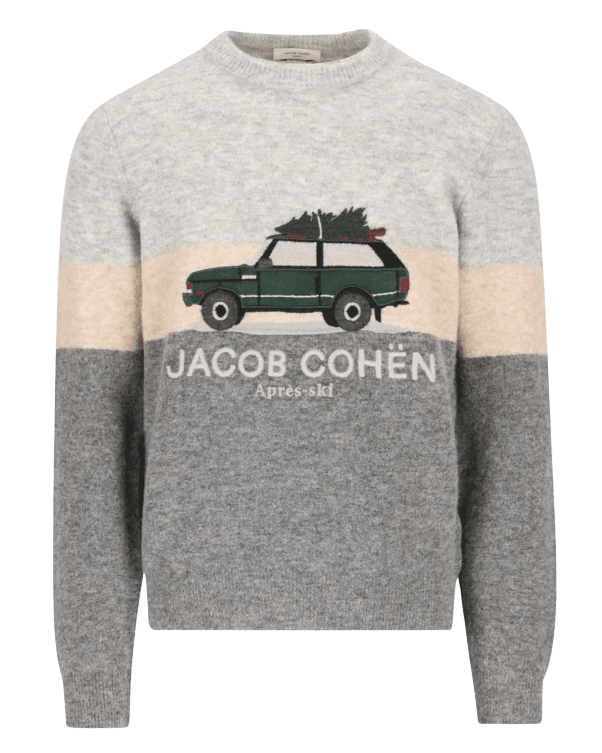 JACOB COHËN APRÈS-SKI INTARSIA SWEATER グレー (43341) - Vousten Jeans