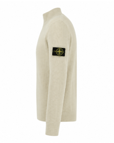 STONE ISLAND - Knitwear cardigan sand (43381)